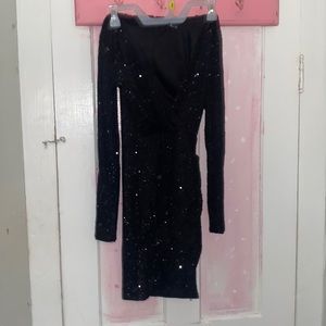 Black dress size xs